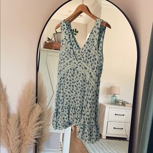 Free People Floral Dress with lace detail